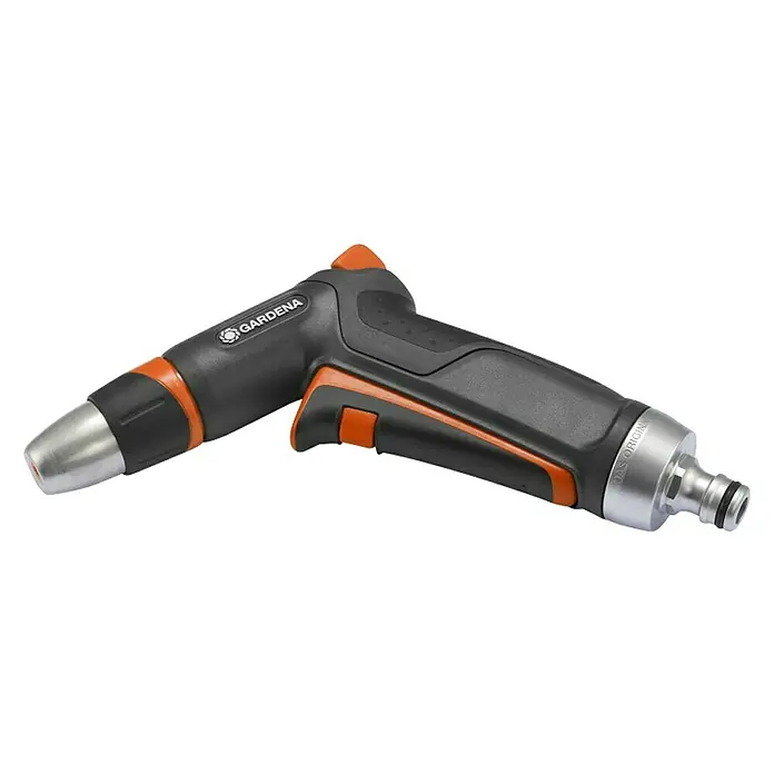 Gardena Premium Vrtna prskalica s nastavkom - Broj mlaza za raspršivanje: 3, Metal / plastika - Pogled s lijeve strane