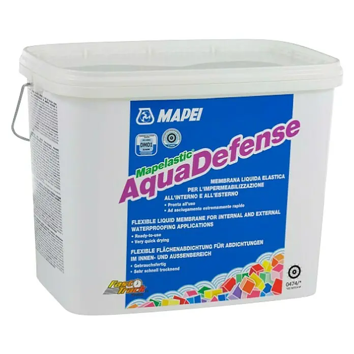 Mapei Hidroizolacijska masa Aqua Defense - Plave boje, 7,5 kg - Dijagonalni pogled