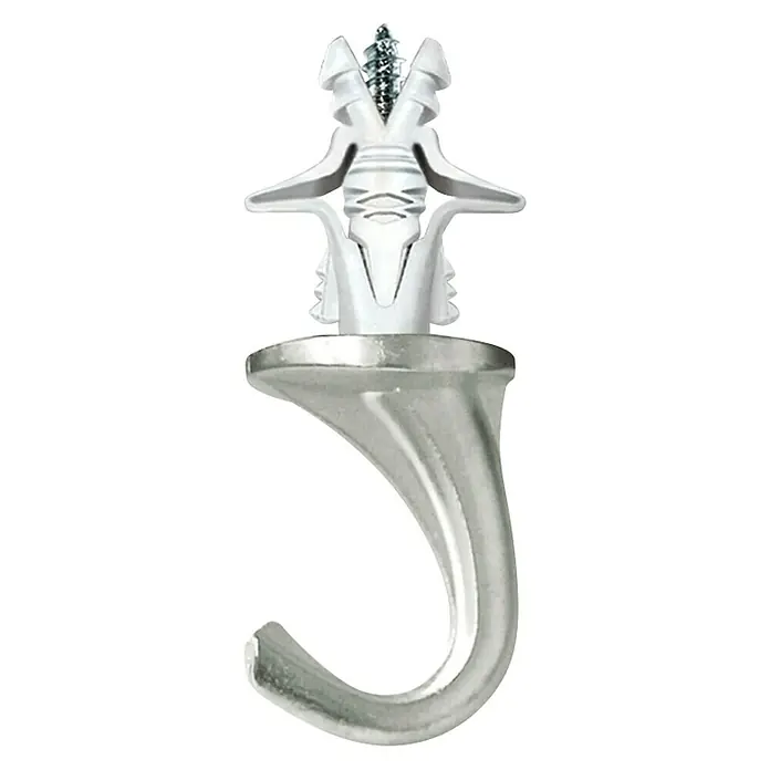 Cobra Wandhaken VersaHook - 139 x 93 x 19 mm, Belastbarkeit: 11 kg, 2 Stk. - Diagonale Ansicht