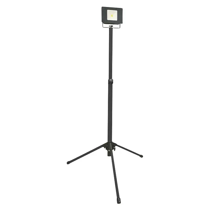 Profi Depot Prijenosni LED reflektor - 10 W, Sa stativom, IP65, D x Š x V: 13,6 x 9,4 x 4,4 cm - Pogled sprijeda