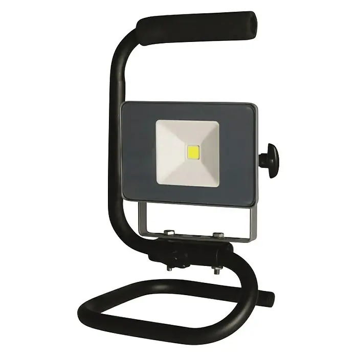 Profi Depot Prijenosni LED reflektor - 10 W, Crne boje, IP65 - Dijagonalni pogled
