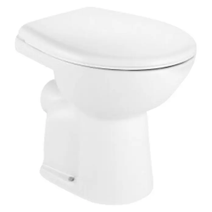 Roca Adele Stajaća WC školjka - D x Š x V: 55 x 35,5 x 39 cm, Bijele boje - Dijagonalni pogled