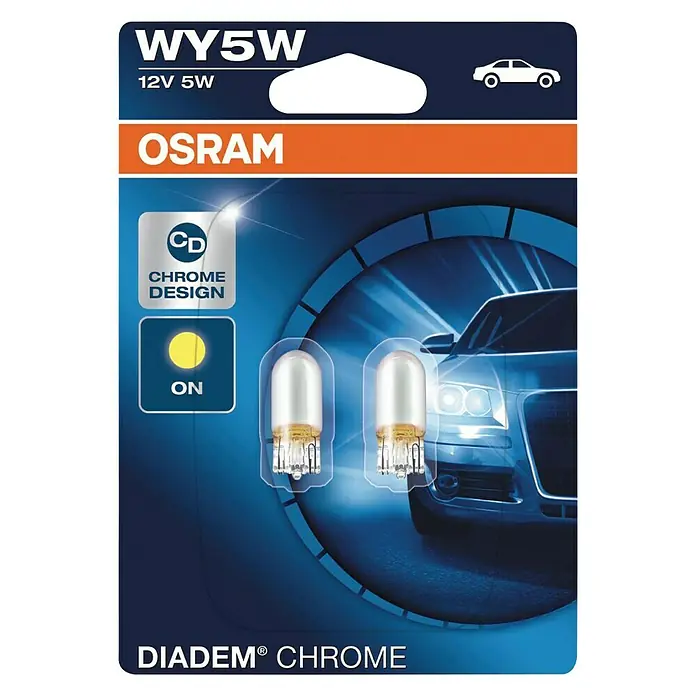 Osram Žaruljica za žmigavac Diadem Chrome - WY5W, 2 Kom. - Pogled sprijeda