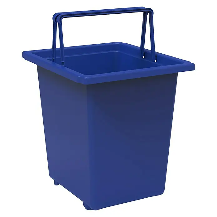 Terry Abfalleimer Ecobin 30 - 30 l, Blau, Polypropylen - Diagonale Ansicht