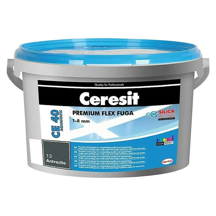 Ceresit Fleksibilna masa za fugiranje - Boja: Antracit, 2 kg - Pogled sprijeda