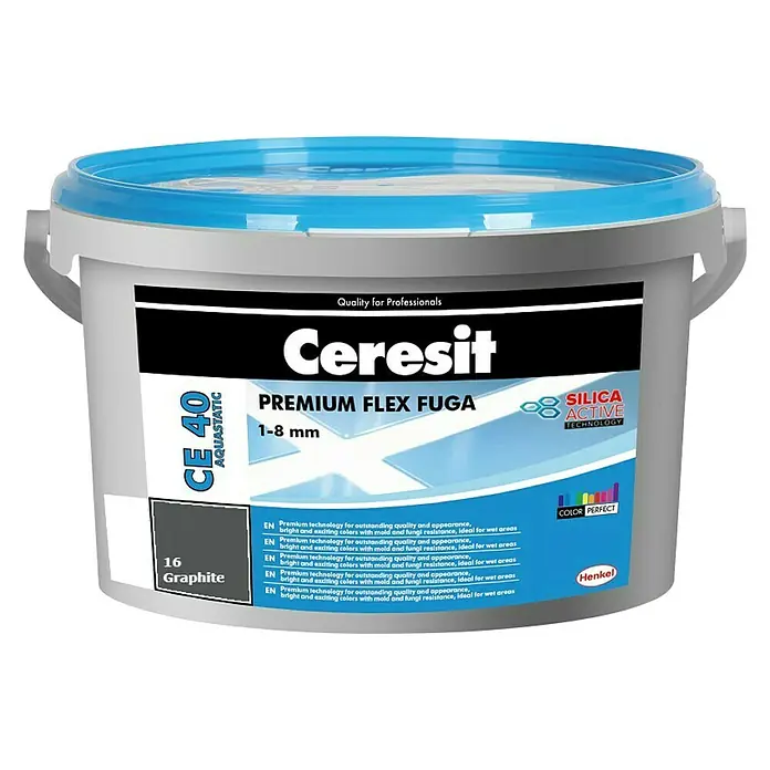 Ceresit Fleksibilna masa za fugiranje - Boja: Grafit, 2 kg - Pogled sprijeda