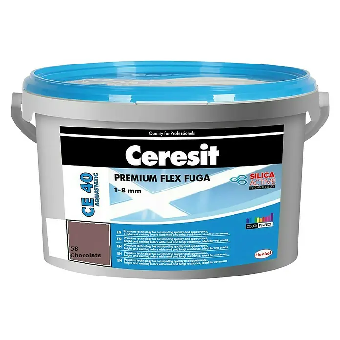Ceresit Fleksibilna masa za fugiranje - Boja: Tamnosmeđa, 2 kg - Pogled sprijeda