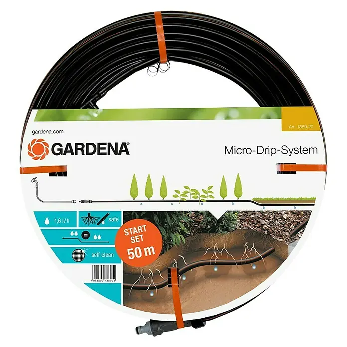 Gardena Micro-Drip Set za podzemno navodnjavanje - Podzemno, S osnovnim uređajem 1000, 50 m - Pogled odozgo