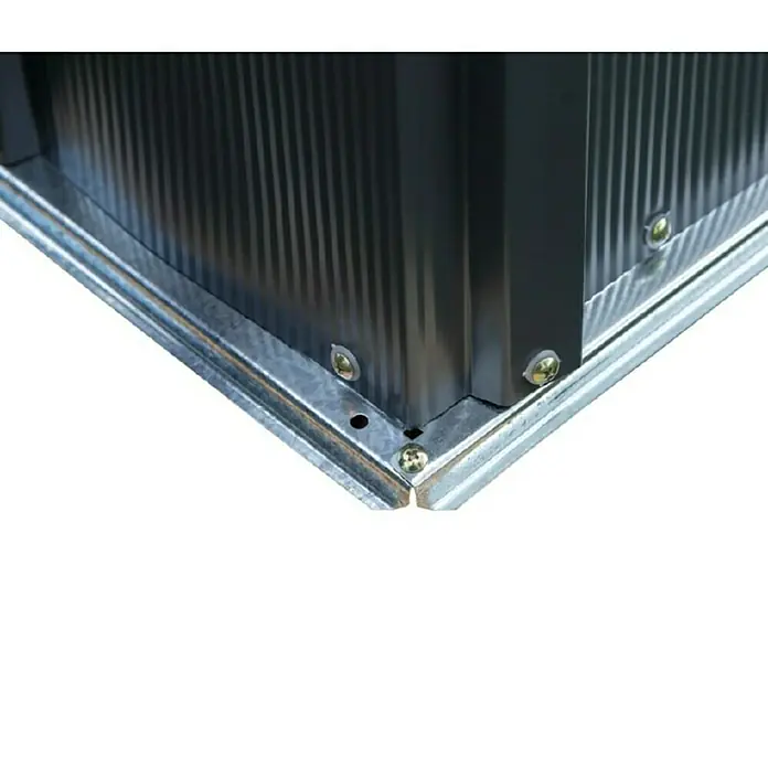 Metalna vrtna kućica Spacemaker - D x Š: 241,9 x 313,1 cm, Debljina stijenke: 0,26 mm - Detaljan prikaz