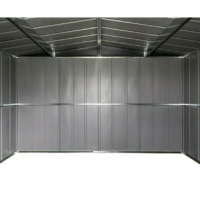 Metalna vrtna kućica Spacemaker - D x Š: 297 x 313 cm, Debljina stijenke: 0,26 mm - Detaljan prikaz