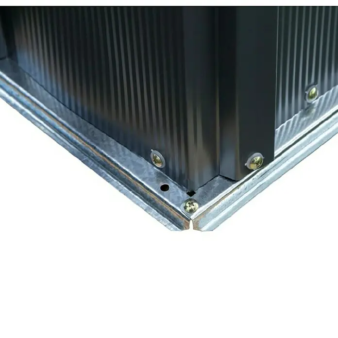 Metalna vrtna kućica Spacemaker - D x Š: 297 x 313 cm, Debljina stijenke: 0,26 mm - Detaljan prikaz