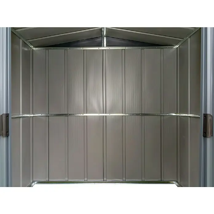 Metalna vrtna kućica Spacemaker - D x Š: 151,1 x 193,7 cm, Debljina stijenke: 0,26 mm - Detaljan prikaz