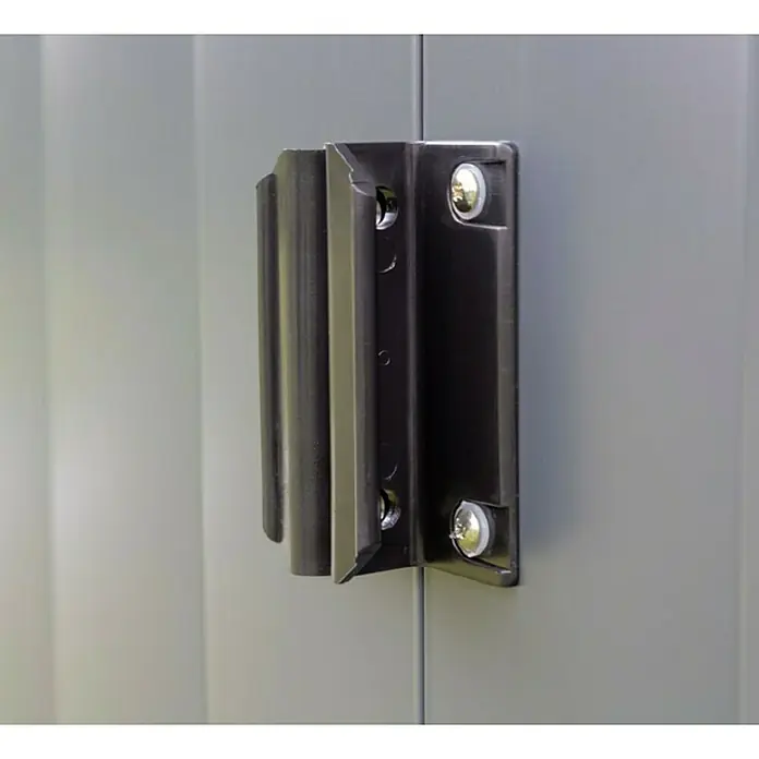 Metalna vrtna kućica Spacemaker - D x Š: 151,1 x 193,7 cm, Debljina stijenke: 0,26 mm - Detaljan prikaz