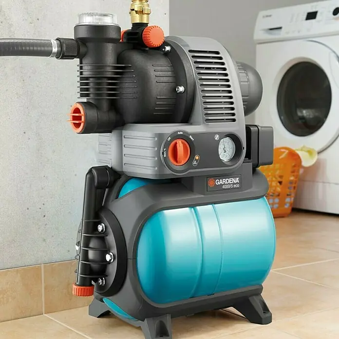 Gardena Kućni automat za vodu 4000/5 ECO - 850 W, Maksimalni protok: 3.500 l/h, Maksimalni tlak: 4,5 bar - Živopisni prikaz