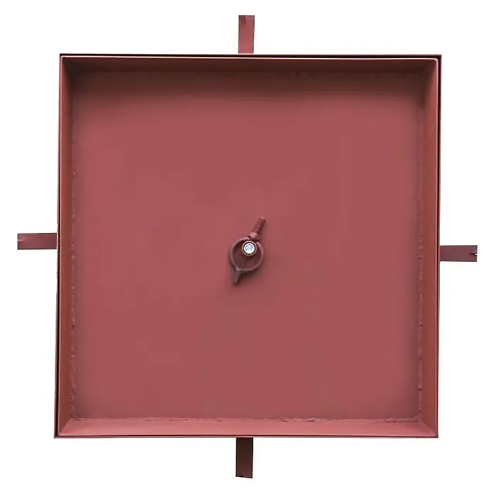 Poklopac za šahtove - D x Š: 60 x 60 cm, Željezo - Pogled s gornje strane