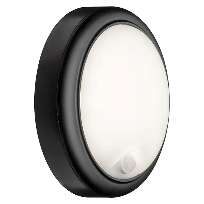 Paulmann Vanjska zidna LED svjetiljka - 15 W, Crne boje, IP44, Ø x V: 180 x 66 mm - Dijagonalni pogled