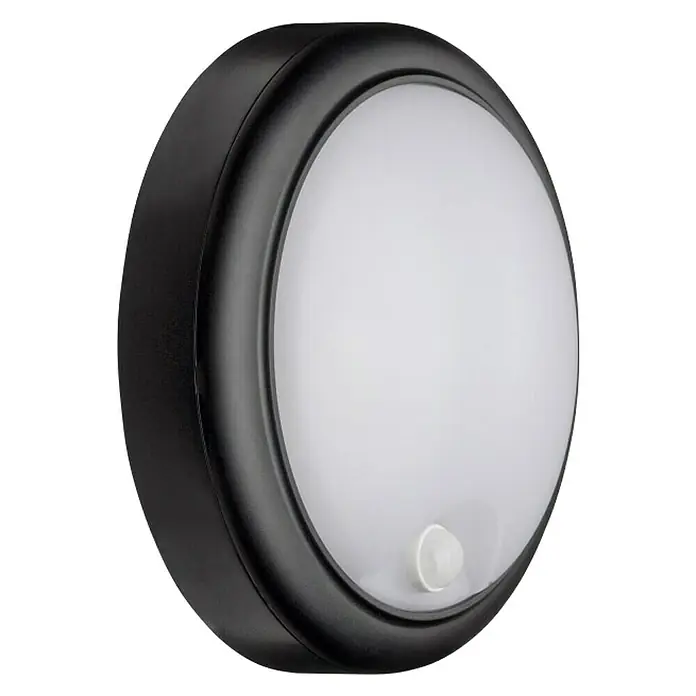 Paulmann Vanjska zidna LED svjetiljka - 15 W, Crne boje, IP44, Ø x V: 180 x 66 mm - Dijagonalni pogled