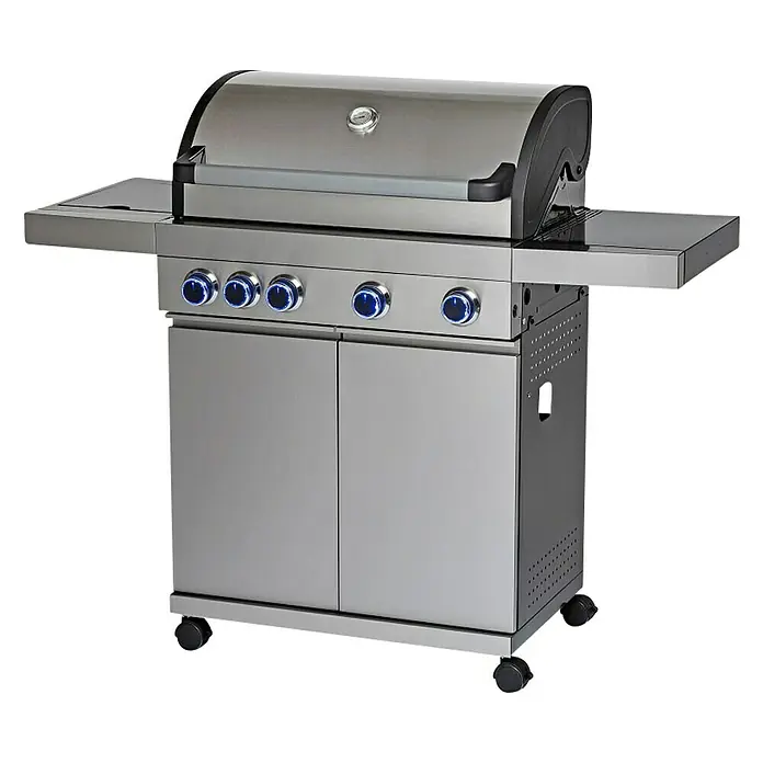 Grillstar Plinski roštilj Atlanta 450 II - Broj plamenika: 4, 17 kW - Dijagonalni pogled