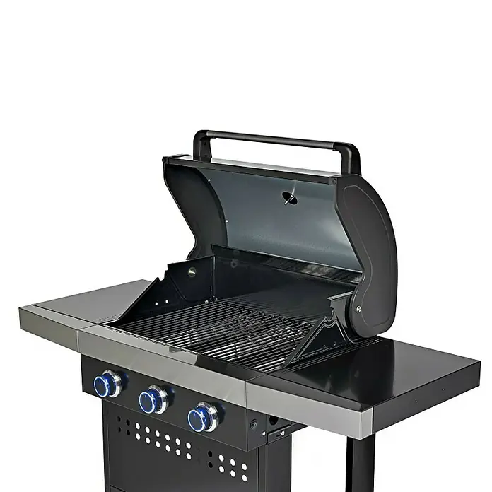 Grillstar Plinski roštilj Atlanta 300 II - Broj plamenika: 3, Dimenzija rešetke za pečenje: 62 x 41,5 cm - Detaljan prikaz