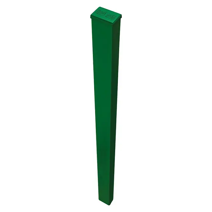 Reta Stup za ograde Hercules - D x Š x V: 60 mm x 40 mm x 1,75 m, Zelene boje - Dijagonalni pogled