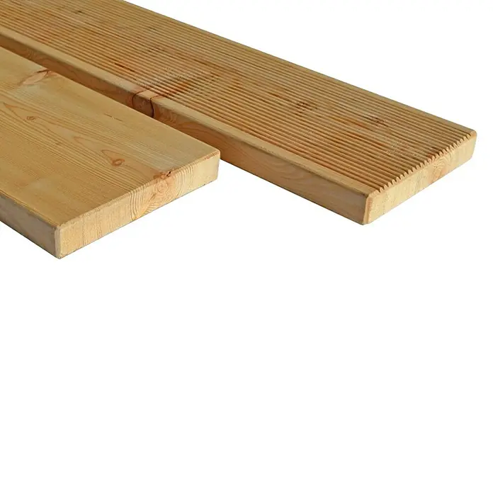 Daska za terase AB - 400 x 14,5 x 2,4 cm, Natur - Dijagonalni pogled