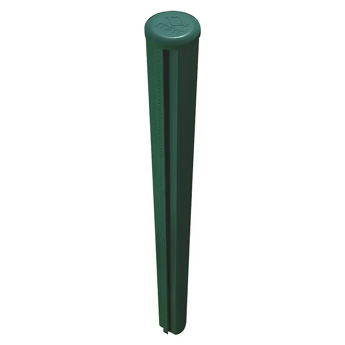 Reta Stup za ograde Quick Fix - Visina: 2,5 m, Promjer: 48 mm, Zelene boje - Pogled odozgo