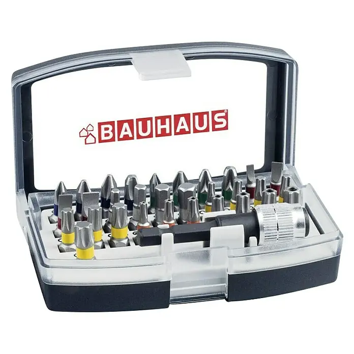 BAUHAUS Komplet bit nastavaka - 32 -dij., Duljina nastavka: 25 mm - Dijagonalni pogled