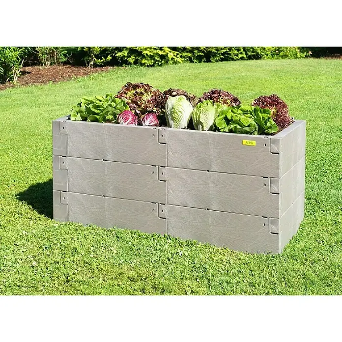 Juwel Hochbeet Timber - 130 x 60 x 60 cm, Kunststoff - Stimmungsaufnahme