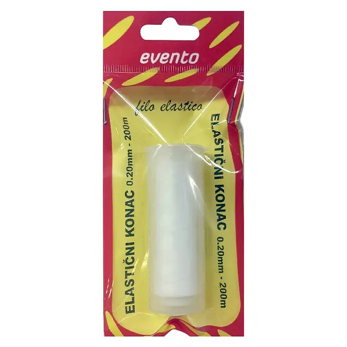 Konac za ribolov - Bijele boje, 200 m, 0,2 mm - Pogled s gornje strane