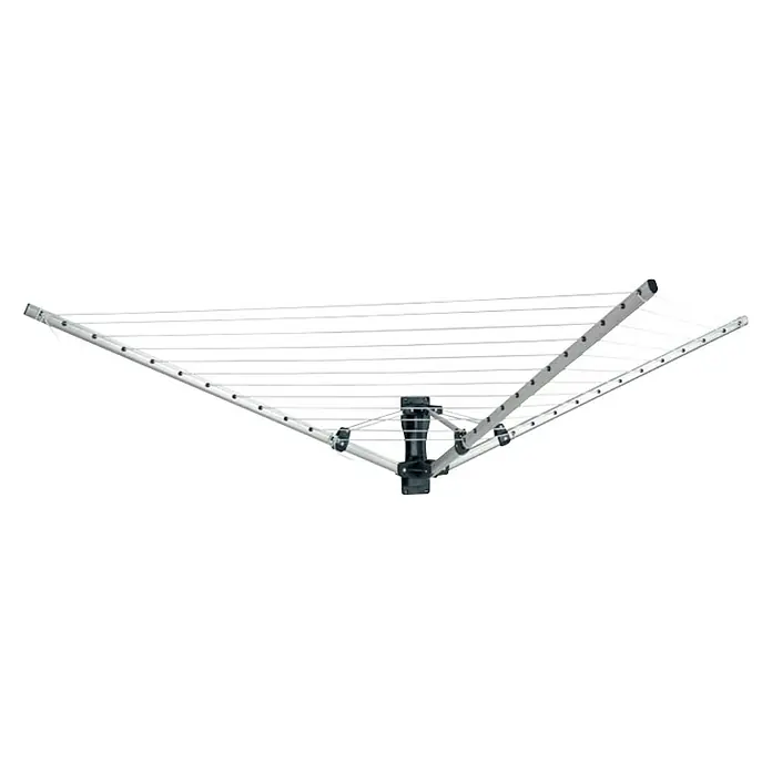 Wenko Zidno sušilo za rublje - D x Š x V: 104 x 195 x 42 cm, Duljina uža za rublje: 18 m - Pogled sprijeda
