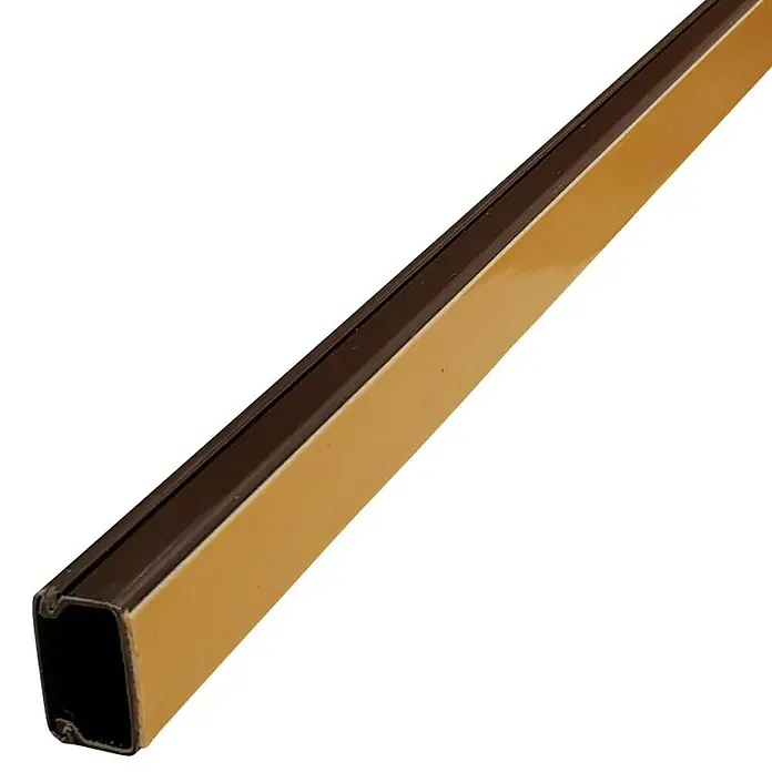Kanalica za kabel - D x Š x V: 2 m x 30 mm x 17 mm, Smeđe boje - Dijagonalni pogled