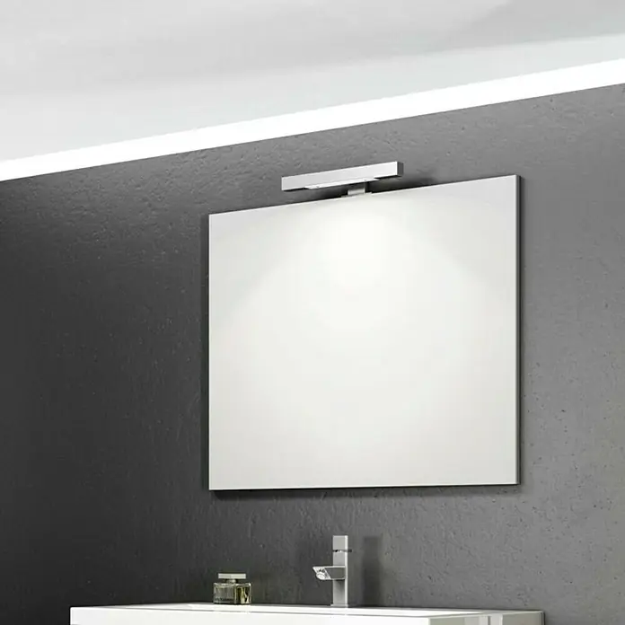 Ogledalo s LED rasvjetom Sibilla - 80 x 68 cm, Vrsta zaštite: IP20 - Živopisni prikaz