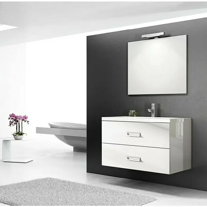 Ogledalo s LED rasvjetom Sibilla - 80 x 68 cm, Vrsta zaštite: IP20 - Živopisni prikaz