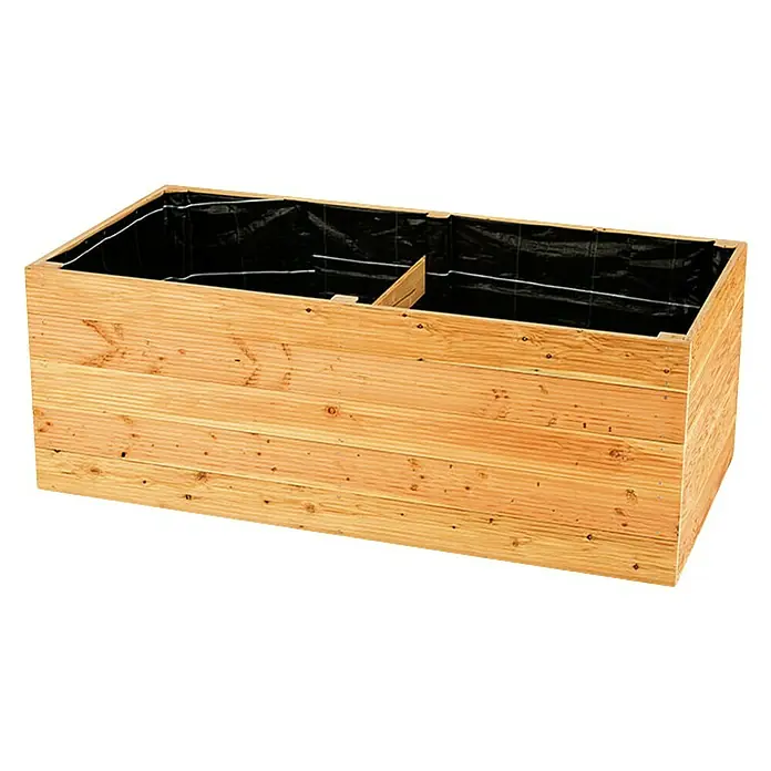 Visoka gredica - 200 x 100 x 72 cm, Uporabna površina: 2 m², Ariš - Dijagonalni pogled