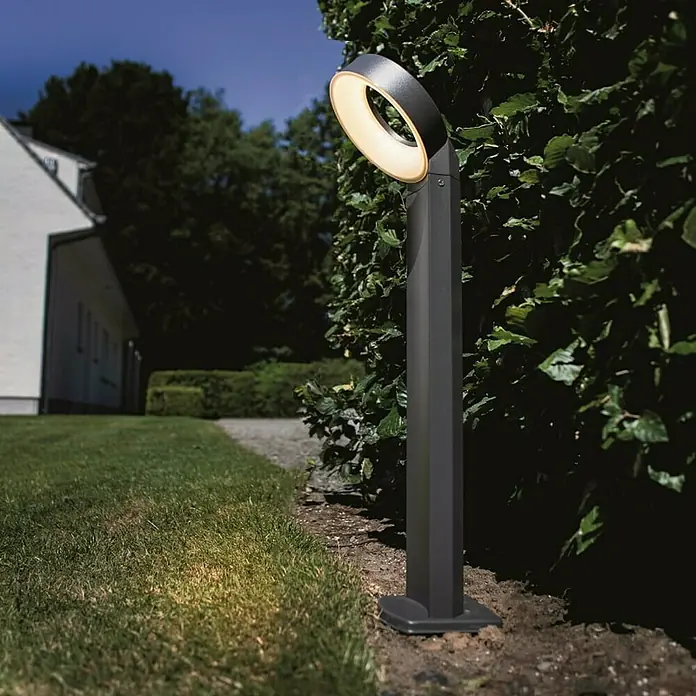 Lutec Vanjska LED svjetiljka za osvjetljavanje puta - Tamnosive boje, Visina: 58 cm, IP54 - Živopisni prikaz