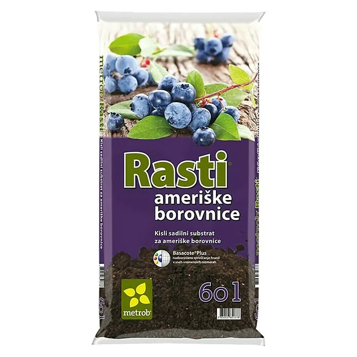 Metrob Rasti Posebna zemlja za borovnice - 60 l - Pogled odozgo