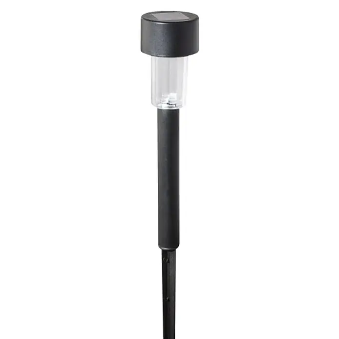 Ferotehna Solarna svjetiljka H51 - Crne boje, Visina: 310 mm, IP44, LED - Pogled sprijeda
