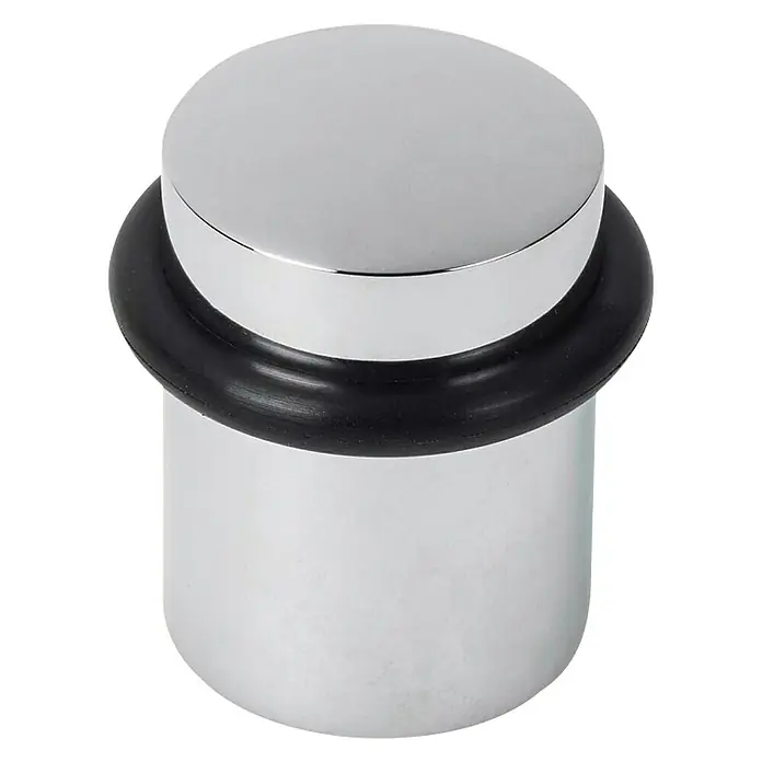 Portaferm Stoper za vrata - 25 x 25 x 27 mm, Vijci, Kromirano - Pogled odozgo
