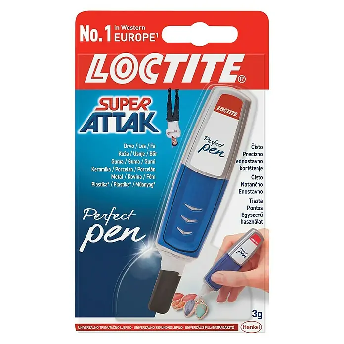 Loctite Superljepilo Super Attak olovka - 3 g, Tuba - Pogled odozgo