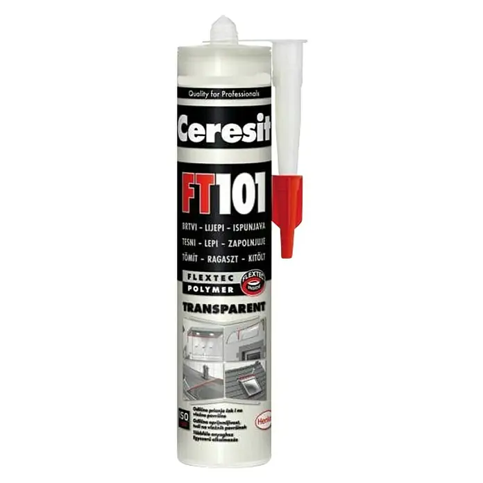 Ceresit Sredstvo za brtvljenje i popravak FT 101 - Sive boje, 280 ml - Pogled sprijeda