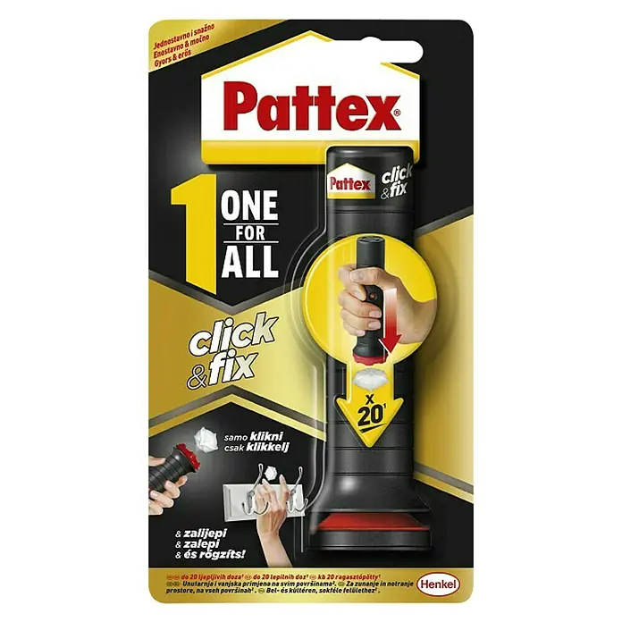 Pattex Montažno ljepilo One for All CLICK & FIX - 30 g, Tuba - Pogled odozgo