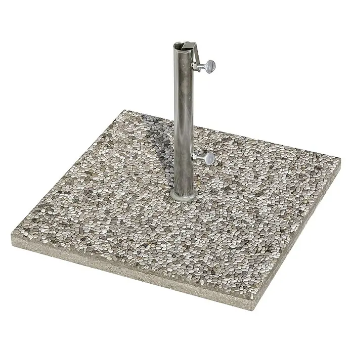 Stalak za suncobran - D x Š: 50 x 50 cm, Namijenjeno za: Promjer cijevi do 35 mm - Dijagonalni pogled
