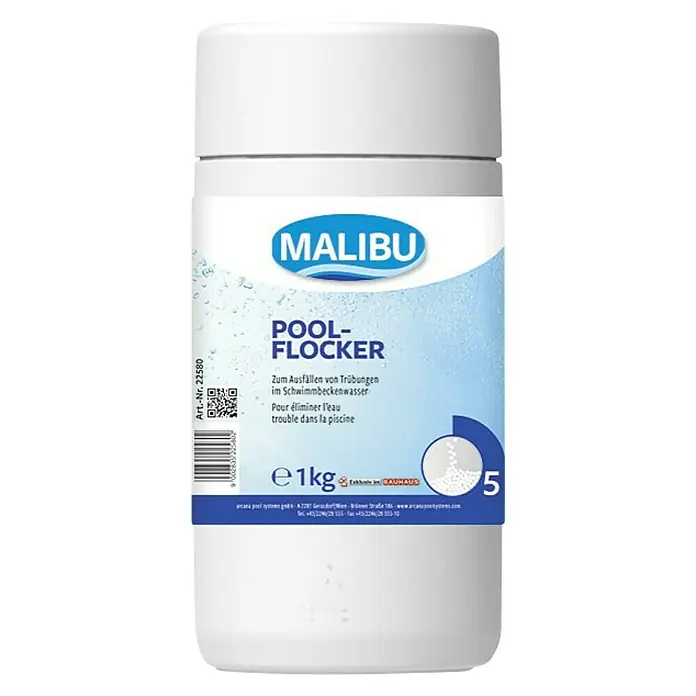 Malibu Sredstvo za pročišćavanje vode u bazenu - 1 kg - Pogled sprijeda