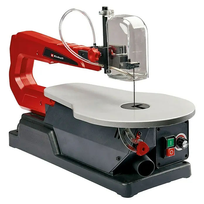 Einhell Sierra de marquetería TC-SS 405 E - 120 W, 400 - 1.600 r.p.m., Medidas mesa: 408 x 250 mm - Vista angular