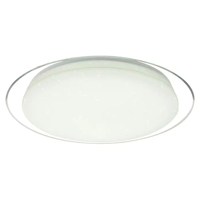 Globo LED-Deckenleuchte rund OPTIMA - 30 W, Ø x H: 460 mm x 8,5 cm, Warmweiß - Ansicht von unten