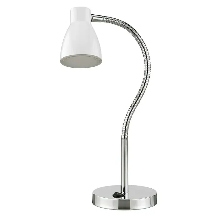 Brilo Lámpara de sobremesa LED Start - 2,5 W, L x An x Al: 17 x 17 x 34 cm, Blanco, Blanco cálido - Vista de perfil izquierdo