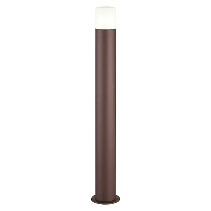 Baliza exterior Hoosic - 28 W, Marrón, Altura: 80 mm - Vista frontal