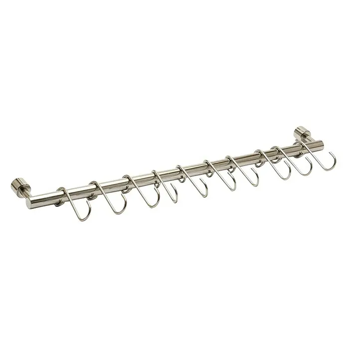 Držač za kuhinjski pribor Inox - Srebrne boje, Duljina: 80 cm - Dijagonalni pogled