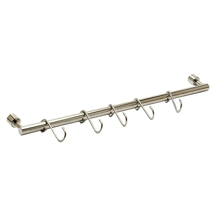 Držač za kuhinjski pribor Inox - Srebrne boje, Duljina: 40 cm - Dijagonalni pogled