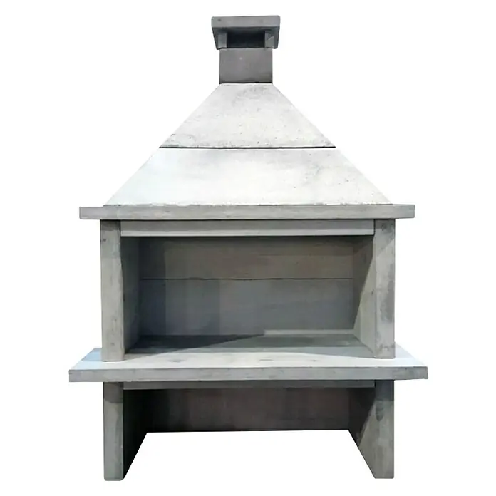 Kamin za roštiljanje - Dimenzija ložišta: 164 x 87 cm - Pogled sprijeda